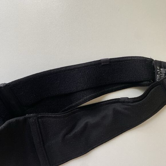 Victoria's Secret Lined Strapless Bra Lightly Padded Black Underwire 34A - Picture 9 of 10